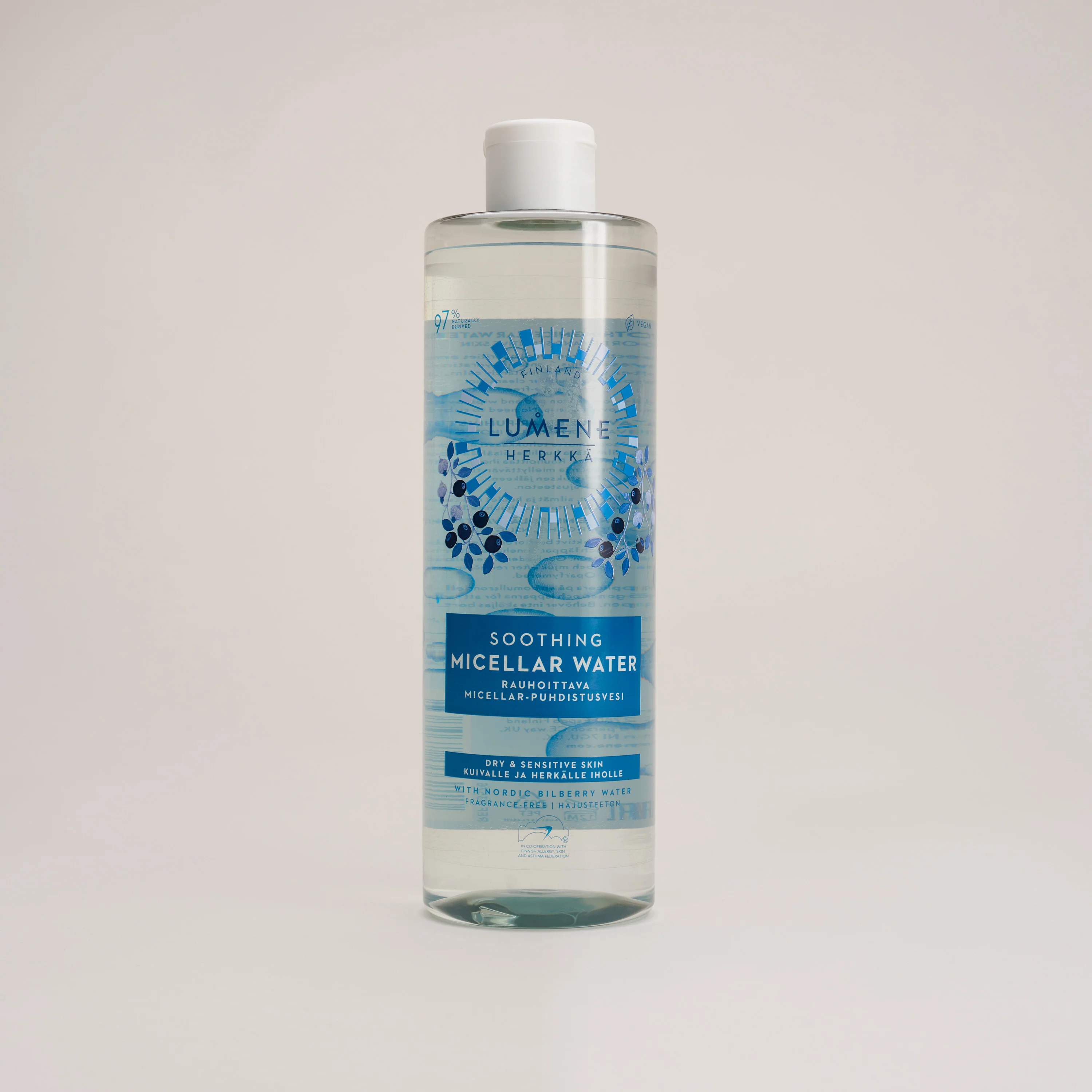 HERKKÄ Rauhoittava micellar-puhdistusvesi